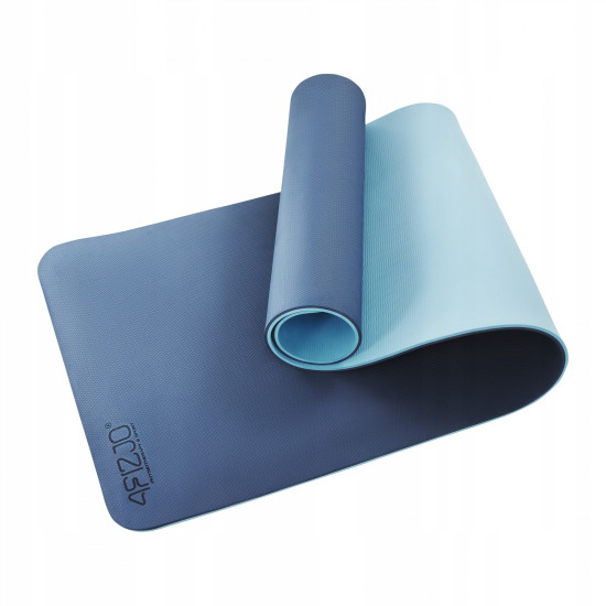 Купить Мат для фитнеса  4FIZJO TPE 180 x 60 x 0.6 см Blue/Sky Blue в Киеве - фото №1